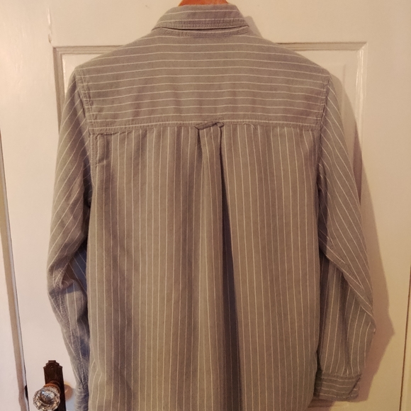 Chaps long sleeve button down green/grey - Picture 4 of 5